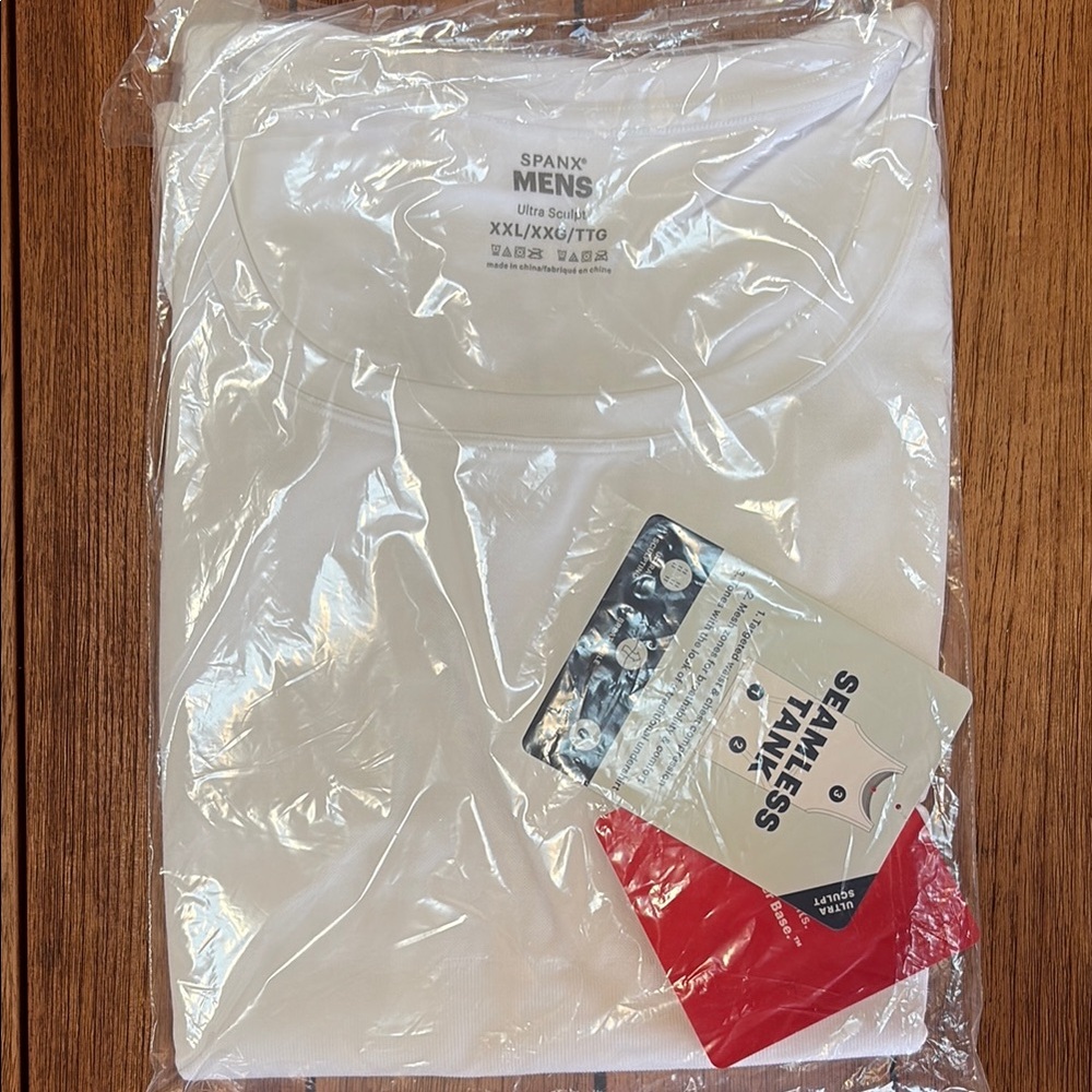 SPANX Men's Ultra Soft White Tank
